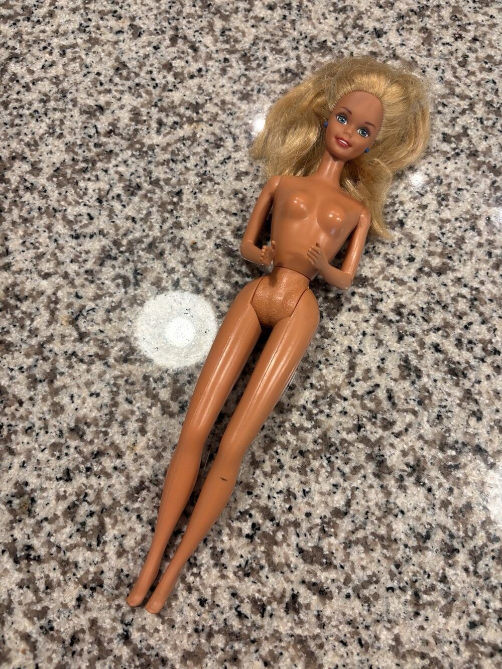 Vintage 1994 Baywatch Barbie Doll Mattel 13199 Lifeguard Nude Loose TLC